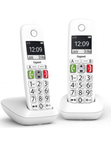 Telefono fijo inalambrico gigaset e290 duo