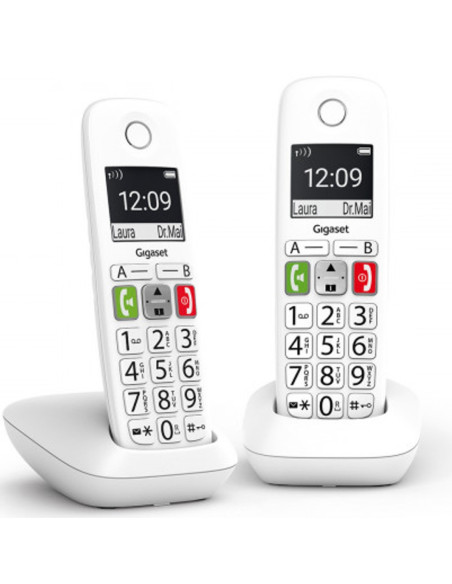 Telefono fijo inalambrico gigaset e290 duo