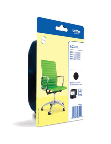 Cartucho tinta brother lc229xlbkbp negro 2400