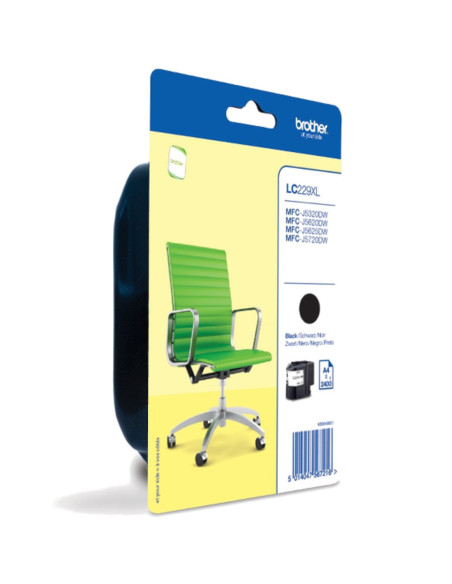 Cartucho tinta brother lc229xlbkbp negro 2400