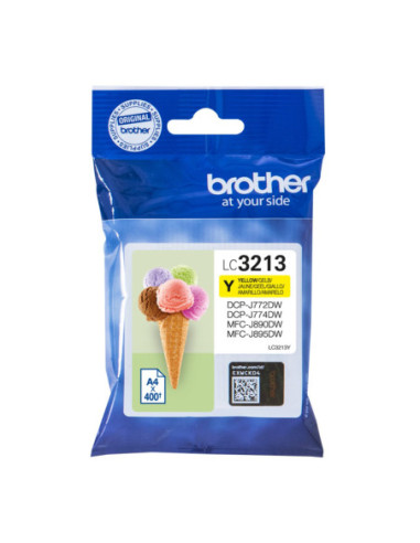 Cartucho tinta brother lc3213y amarillo 400