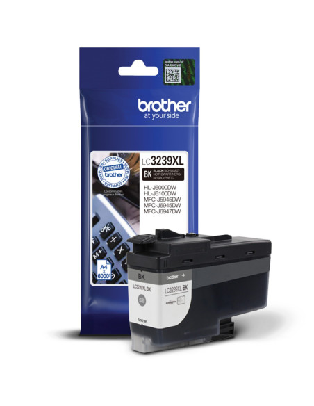 Cartucho tinta brother lc3239xlbk negro 6000