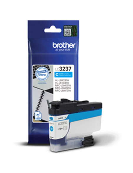 Cartucho tinta brother lc3237c cian 1500