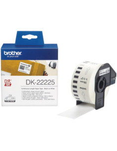 Etiquetas cinta continua brother blanca dk22225