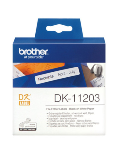 Rollo etiquetas precortadas brother dk11203