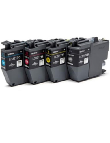 Pack cartuchos tinta brother lc3217val negro