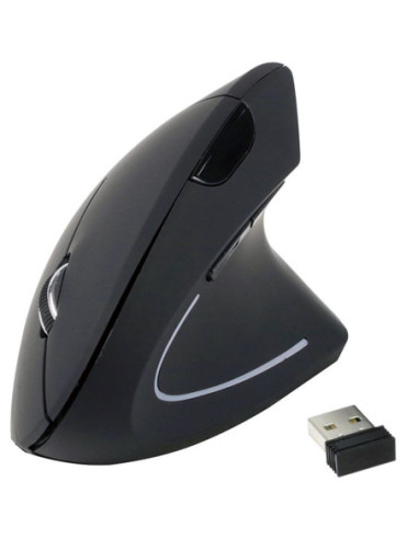 Mouse raton ergonomico equip optico wireless