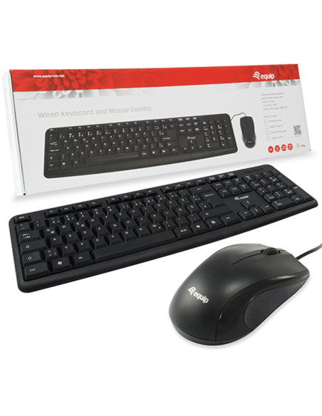 Kit teclado + mouse raton usb