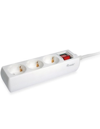 Regleta equip con 3 tomas cable