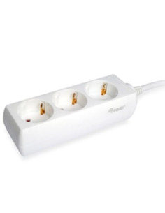 Regleta equip con 3 tomas cable