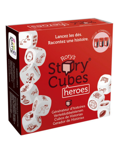 Juego mesa asmodee story cubes heroes