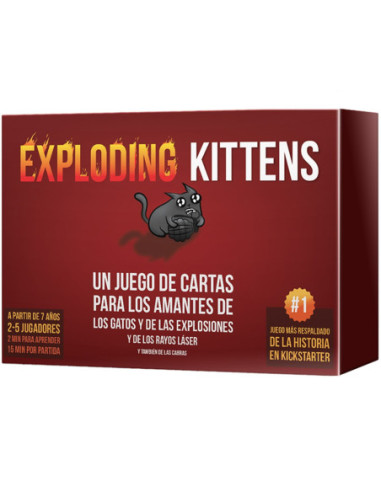Juego mesa exploding kittens pegi 7