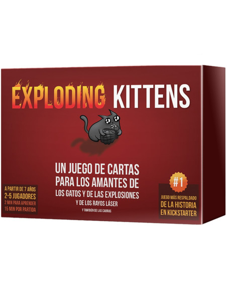 Juego mesa exploding kittens pegi 7