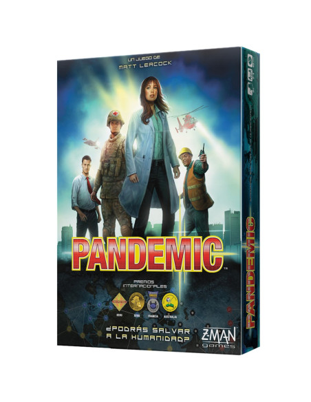 Juego mesa asmodee pandemic pegi 8