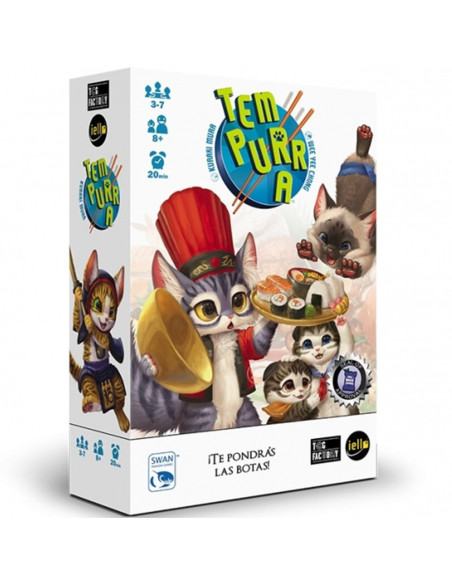 Juego cartas tempurra