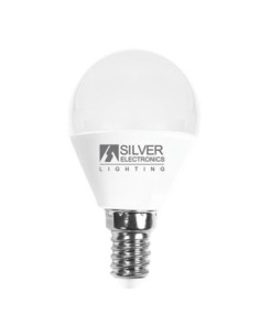 Bombilla led decorativa silver electronis esferica