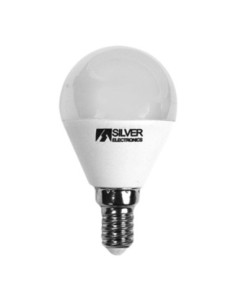 Bombilla led decorativa silver electronis esferica