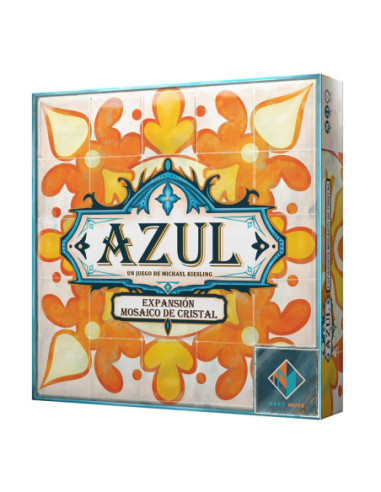 Juego mesa azul mosaico cristal pegi