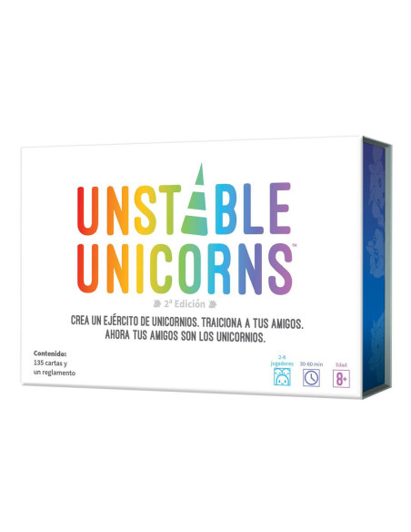 Juego mesa unstable unicorns pegi 8