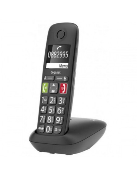 Telefono fijo inalambrico gigaset e290 negro