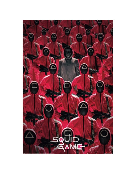 Poster el juego del calamar miembros