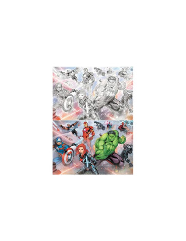 Puzzle rascar prime 3d marvel 150