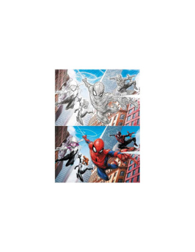 Puzzle rascar prime 3d marvel multi