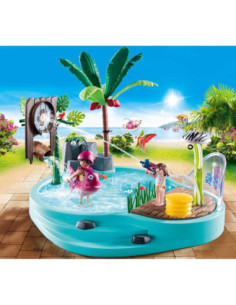 Playmobil piscina divertida con rociador agua