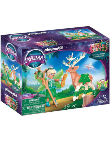 Playmobil ayuma forest fairy con animal