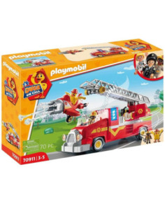 Playmobil duck on call camion bomberos