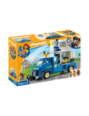 Playmobil duck on call camion policia