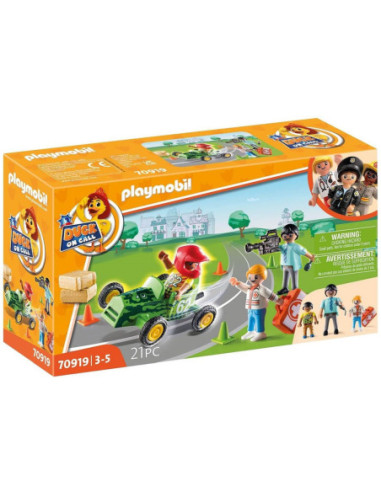 Playmobil duck on call accion ambulancia