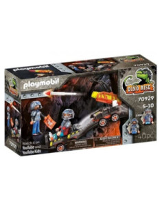Playmobil dino mine carro cohetes