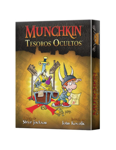 Juego mesa munchkin tesoros ocultos pegi