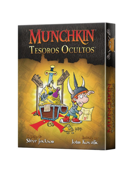 Juego mesa munchkin tesoros ocultos pegi