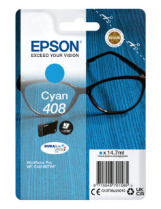 Cartucho tinta epson 408 cian durabrite