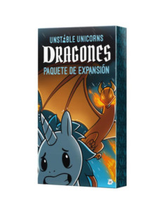 Juego mesa unstable unicorns dragones expansion