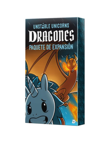 Juego mesa unstable unicorns dragones expansion