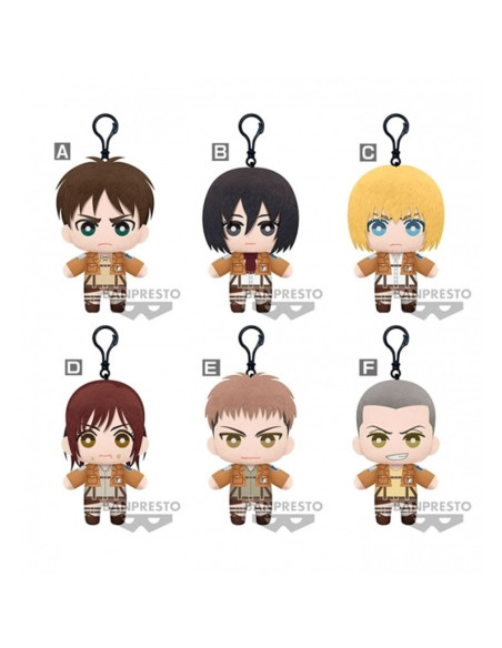 Peluche banpresto attack on titan tomonui
