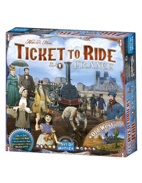 Juego mesa aventureros al tren francia