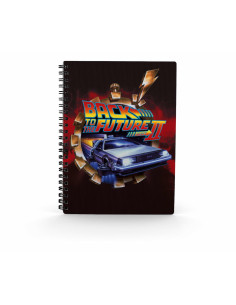 Libreta efecto 3d poster bttf 2