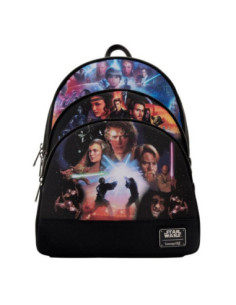 Mini mochila loungefly star wars trilogia