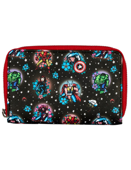 Cartera monedero loungefly funko marvel avengers