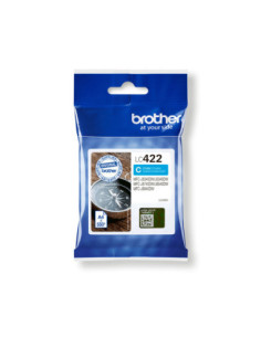 Cartucho tinta brother lc422c cian 550