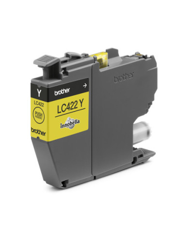 Cartucho tinta brother lc422y amarillo 550