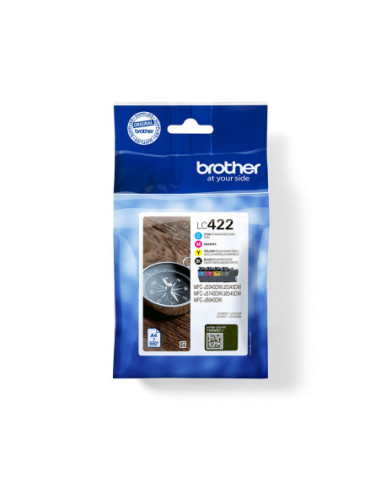 Pack cartuchos tinta brother lc422val negro