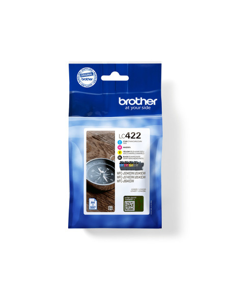 Pack cartuchos tinta brother lc422val negro