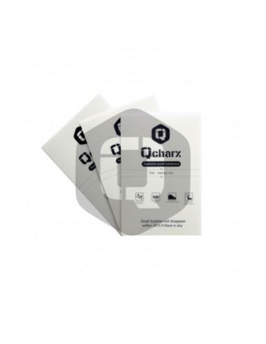 Laminas proteccion frontales qcharx hidrogel resistencia