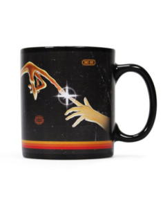 Taza brillo en la oscuridad half