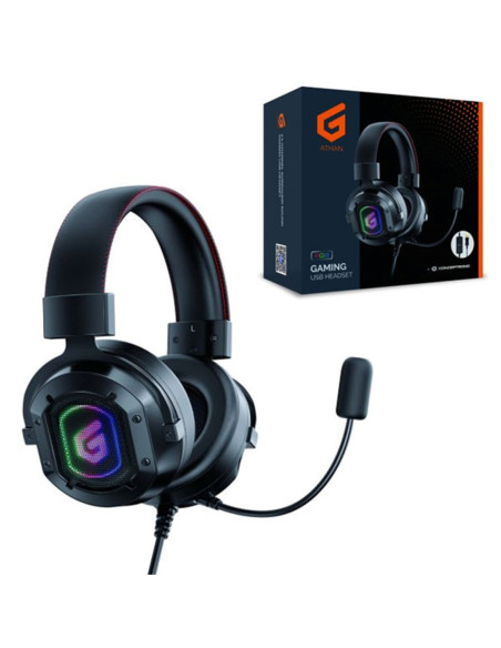 Auricular gaming conceptronic athan02b usb microfono